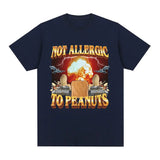 Not Allergic To Peanuts Tee