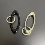 Stainless Steel O Keyring