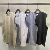 Acid Wash Sleeveless Tee