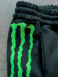 Monster Energy Embroidered Striped Track Pants