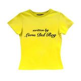 Written By Lana Del Rey Tee