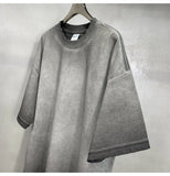 Vintage Distressed Gradient Tee