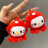 Hello Octopus Kitty Keychain