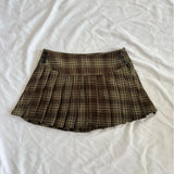 Plaid Mini Skirts