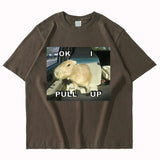 OK I Pull Up Capybara Tee