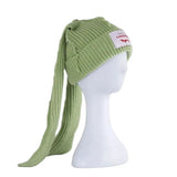 Handmade Long Rabbit Ear Wool Beanie