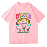 Death Is Coming Rainbow Tee