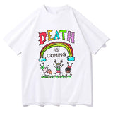Death Is Coming Rainbow Tee