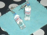 Evian Water Earrings