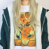 "Van Gogh Sunflowers" Tee