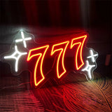 Triple Seven 777 Neon Light