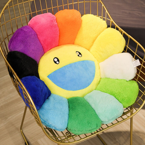 Rainbow Flower Pillows