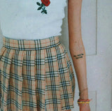 Harajuku Plaid Mini Skirt