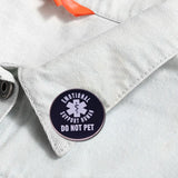 Emotional Support Human Pin