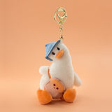 Curved Neck Duck Keychain