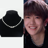 Hollow Beaded Choker Chain