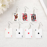 Poker Playing Cards Earrings