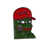 Pepe + Kermit Pins & Keychains