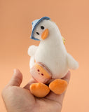 Curved Neck Duck Keychain