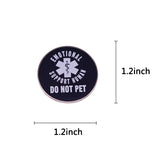 Emotional Support Human Pin
