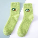 Fuzzy Fruit Socks