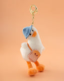 Curved Neck Duck Keychain