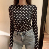 Half Moon Mesh Top