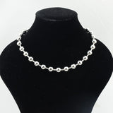 Hollow Beaded Choker Chain