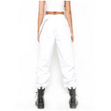 High Waisted Cargo Trousers