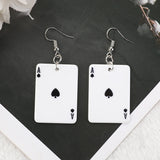 Poker Playing Cards Earrings