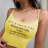 Please Don't Do Coke Cami Top