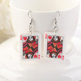 Poker Playing Cards Earrings