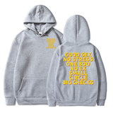 Good Sex No Stress One Boo No Ex Small Circle Big Checks Hoodie