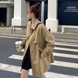 Safari Khaki Trench Coat