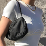 Ribbed Supported Basic Tee