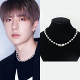 Hollow Beaded Choker Chain