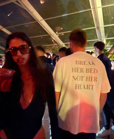 Break Her Bed Not Her Heart Tee