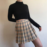 Harajuku Plaid Mini Skirt