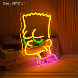 Bart Simpson Neon Light