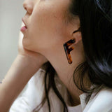 "F" Earrings
