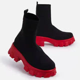 Sock Platform Boots