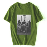 Nuns Naked Playing Cards Smoking Tee