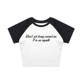 "Don't Get Horny Around Me I'm An Empath" Tee