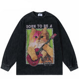 Born To Be A RockStar Kitty Longsleeve