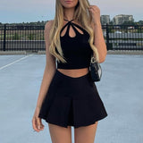 4 Way Ribbed Halter Top