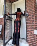 Nude Maxi Dress