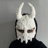 Knitted Devil Balaclava