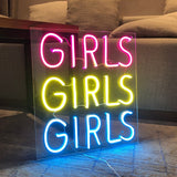 Girls Girls Girls Neon Light