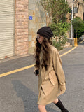 Safari Khaki Trench Coat