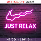 Just Relax Neon Light